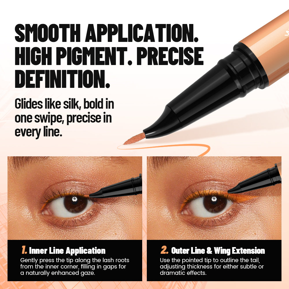 Pudaier New Curved Liquid Colored Eyeliner