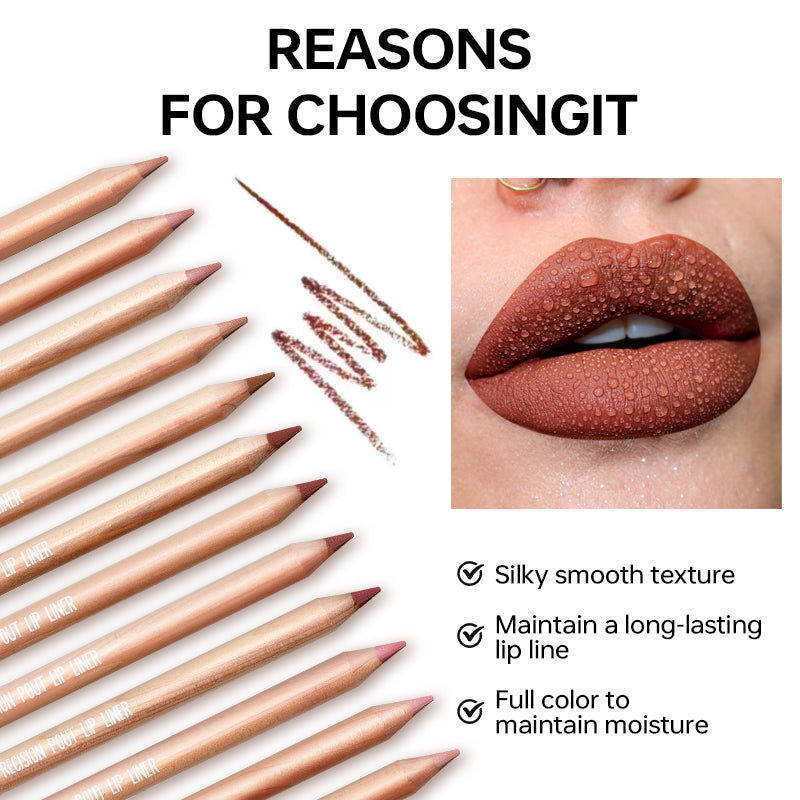 Precision pout lip liner kit 12 colors