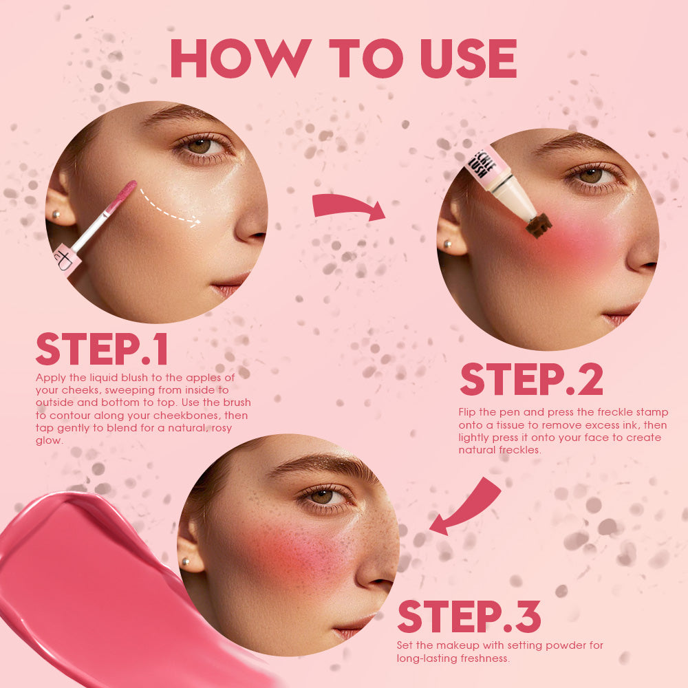 Faux freckles pen & blush Duo