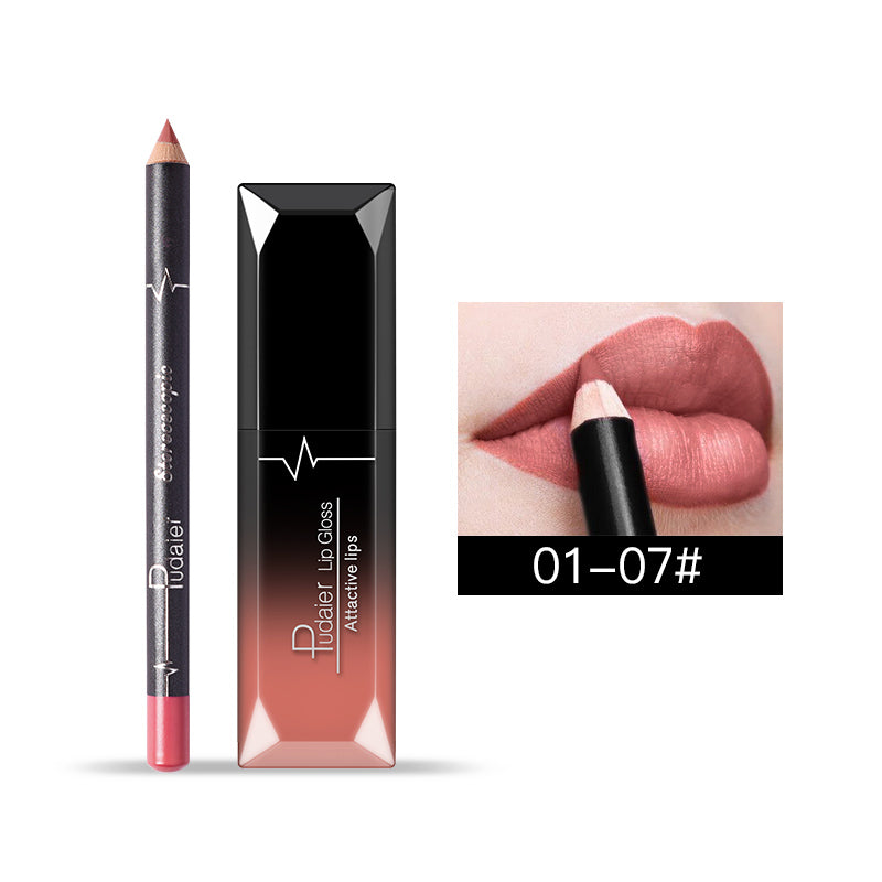 Matte Liquid Lipstick+Lip Liner Kit