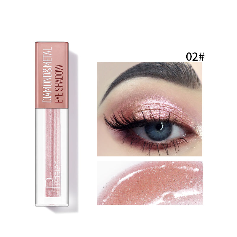 Pudaier® Diamond Shimmer & Glow Liquid Eyeshadow | Matte Finished