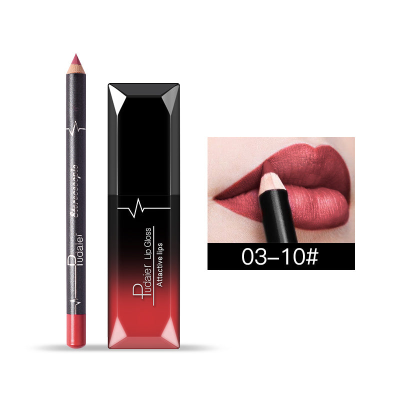 Matte Liquid Lipstick+Lip Liner Kit