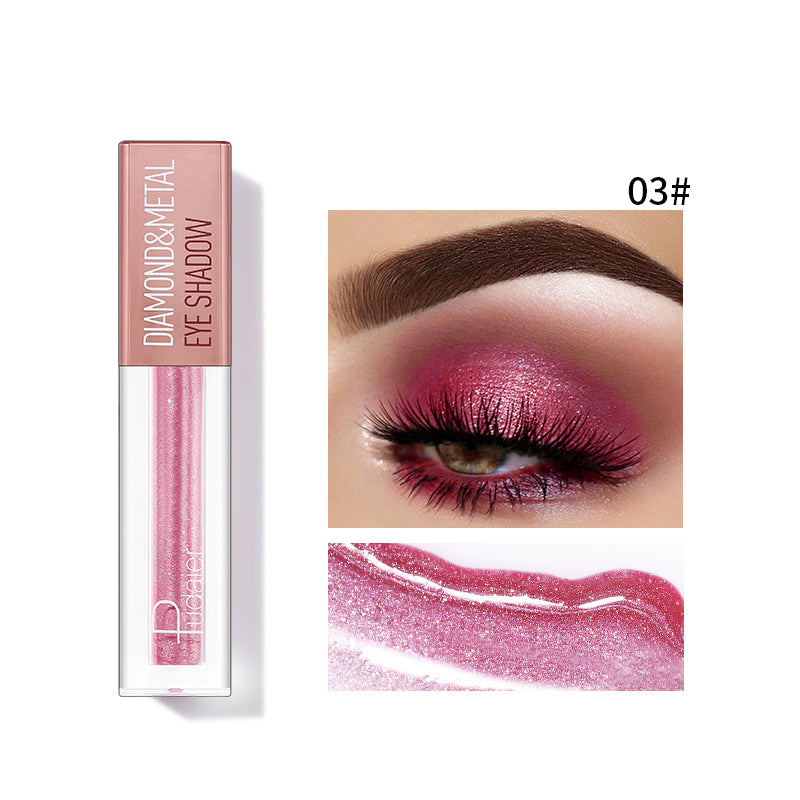 Pudaier® Diamond Shimmer & Glow Liquid Eyeshadow | Matte Finished