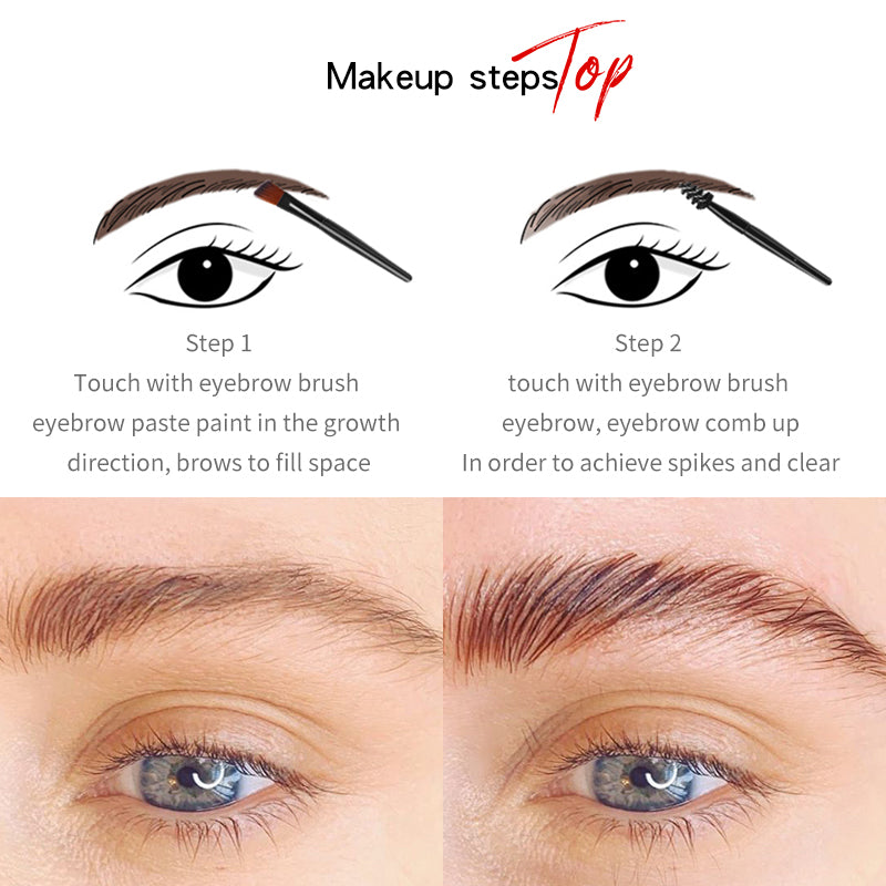 Pudaier® Clear Eyebrow Gel & Colour Eyebrow | Waterproof  Full-pigment