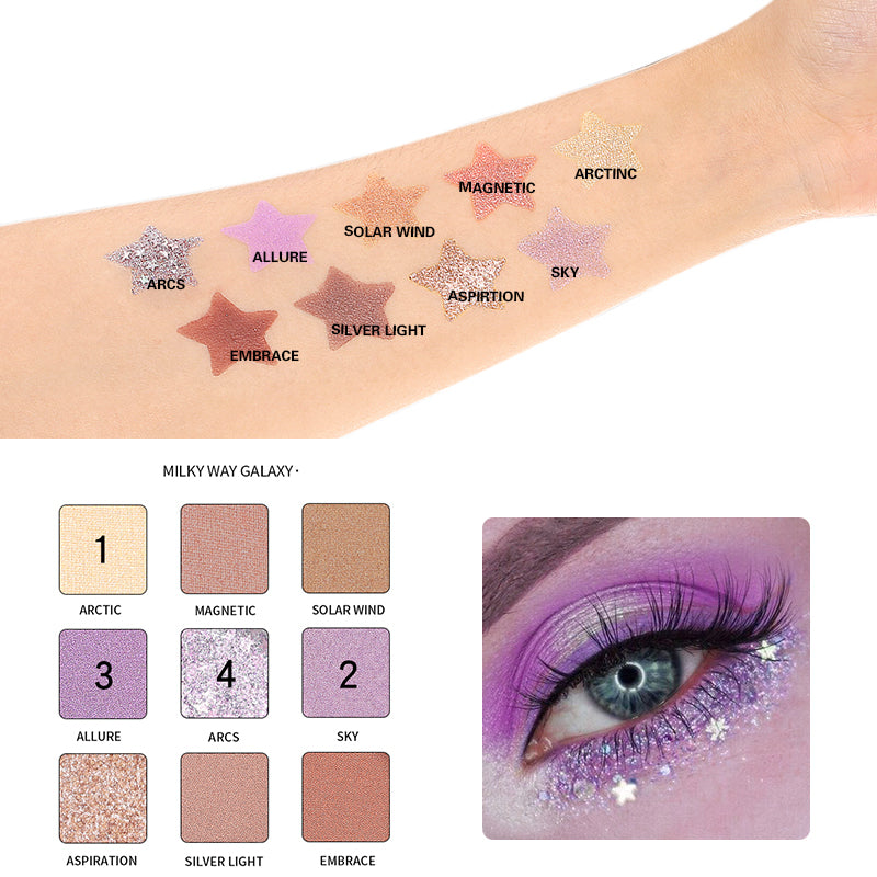 Pudaier® Refreshing 9-pan Eyeshadow Palette