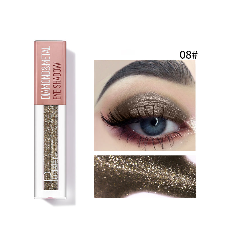 Pudaier® Diamond Shimmer & Glow Liquid Eyeshadow | Matte Finished