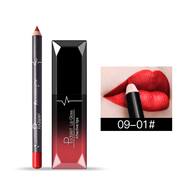 Matte Liquid Lipstick+Lip Liner Kit