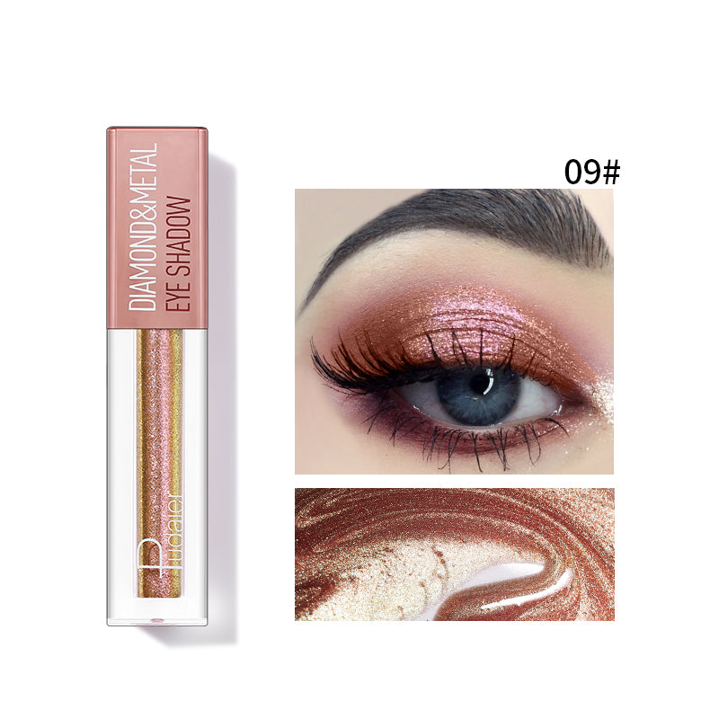 Pudaier® Diamond Shimmer & Glow Liquid Eyeshadow | Matte Finished