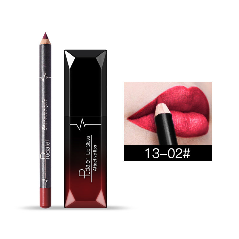 Matte Liquid Lipstick+Lip Liner Kit