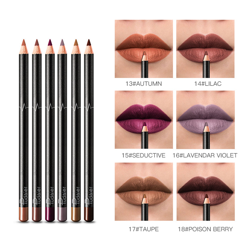 Lip  Liner Pencil 6PCs Set