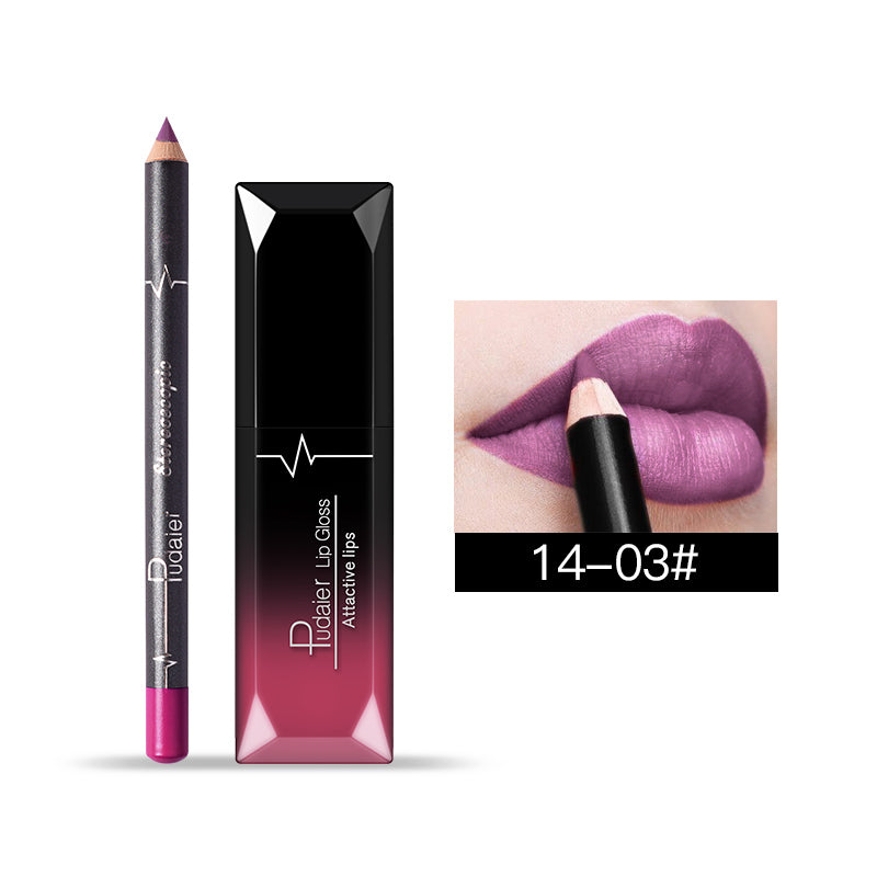 Matte Liquid Lipstick+Lip Liner Kit
