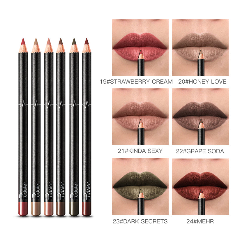 Lip  Liner Pencil 6PCs Set