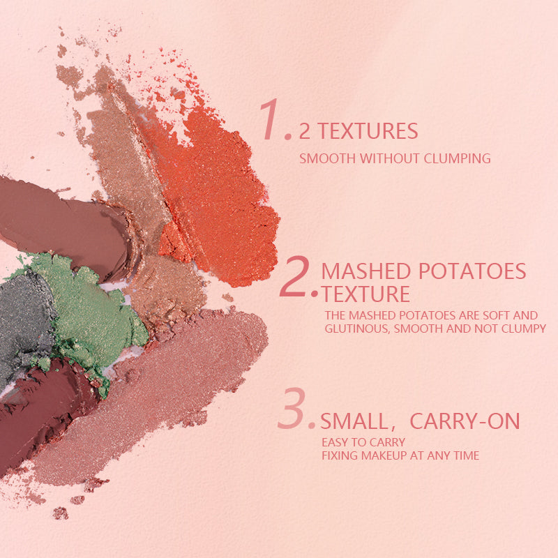 Jelly rich eyeshadow 12 Shades | PUDAIER®