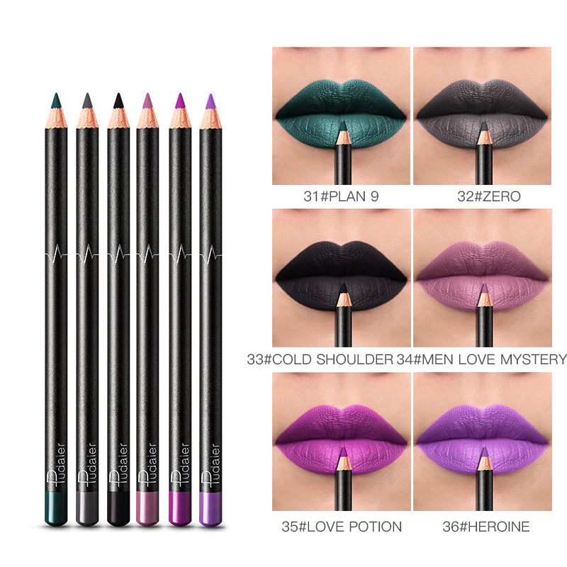 Lip  Liner Pencil 6PCs Set