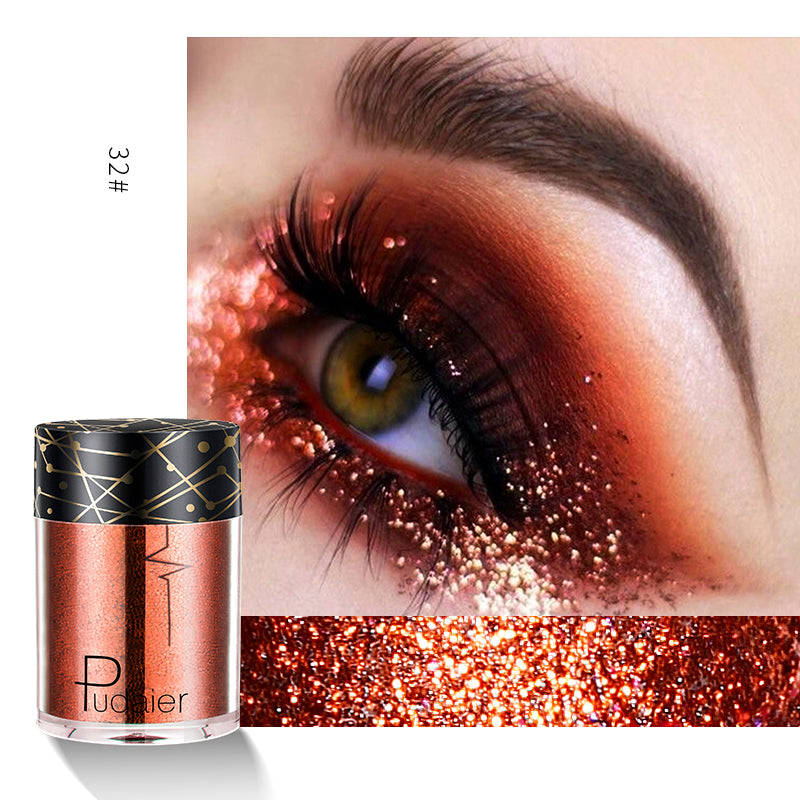 Decor Store Glitter Eyeshadow Punk Longwear Cosmetics Eye Makeup Eyeshadow  Powder for Gathering 