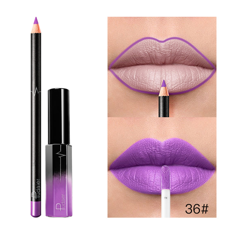 Liquid Lipstick+Lip Liner Set