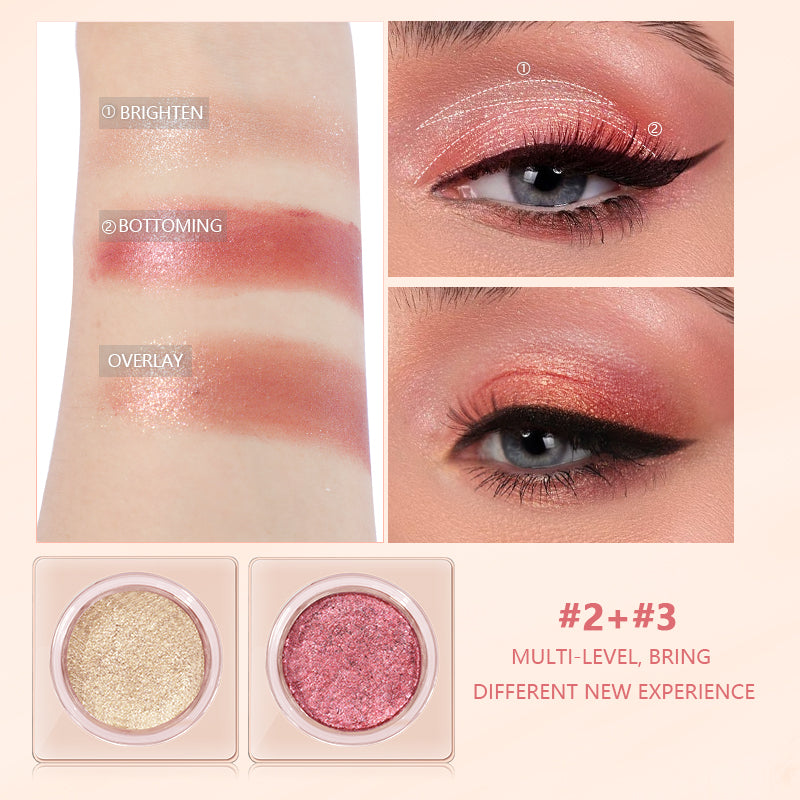 Jelly rich eyeshadow 12 Shades | PUDAIER®