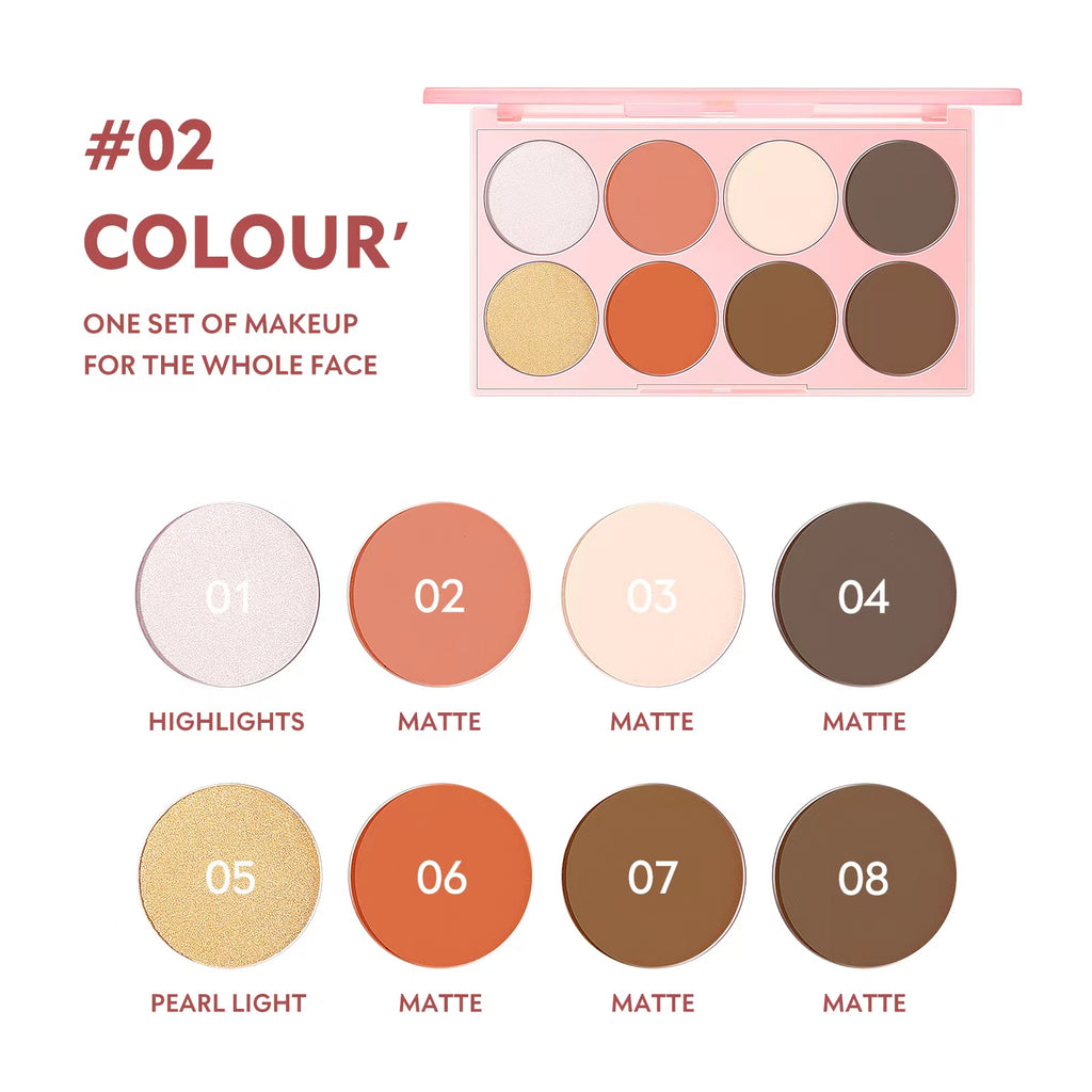 4 in 1 face makeup palette