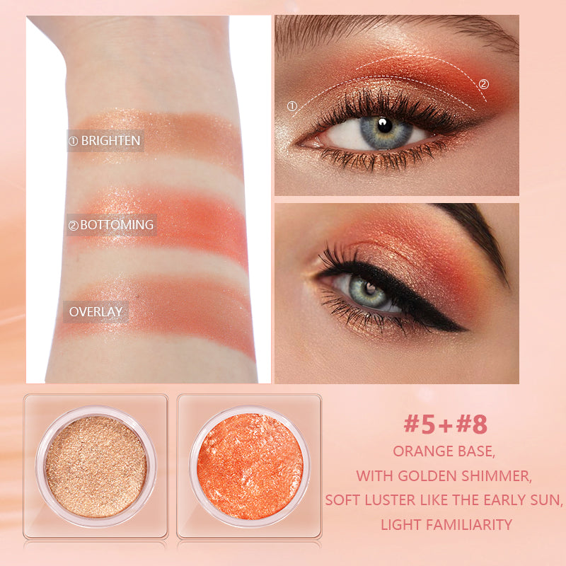 Jelly rich eyeshadow 12 Shades | PUDAIER®