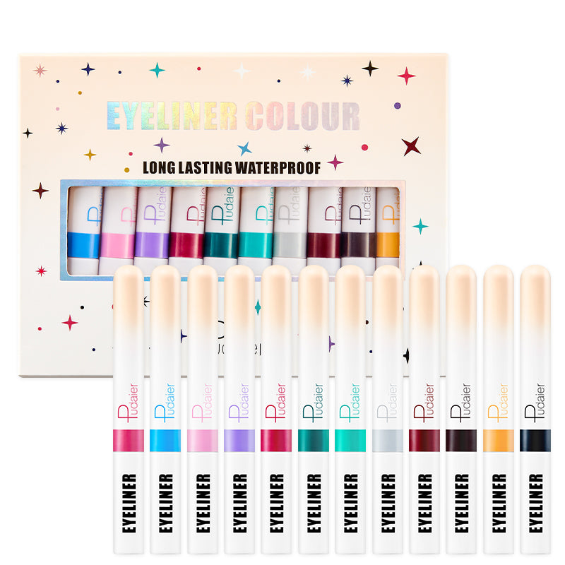 Newest Pudaier Colorful Liquid Matte Eyeliner