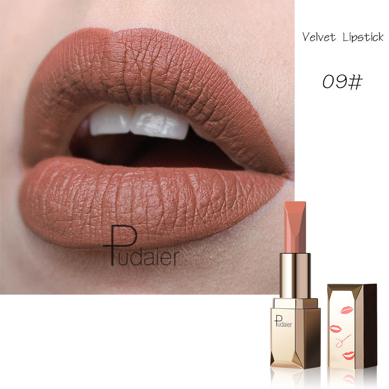 Pudaier® Matte Velvet Lipstick | Matte Finish