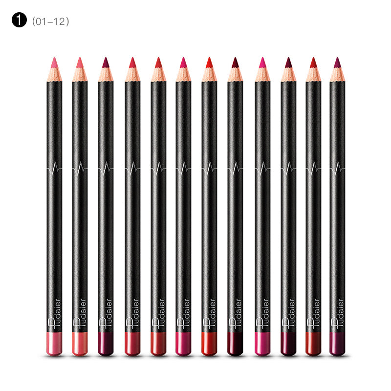 Lip Liner Pencil 12PCs Set