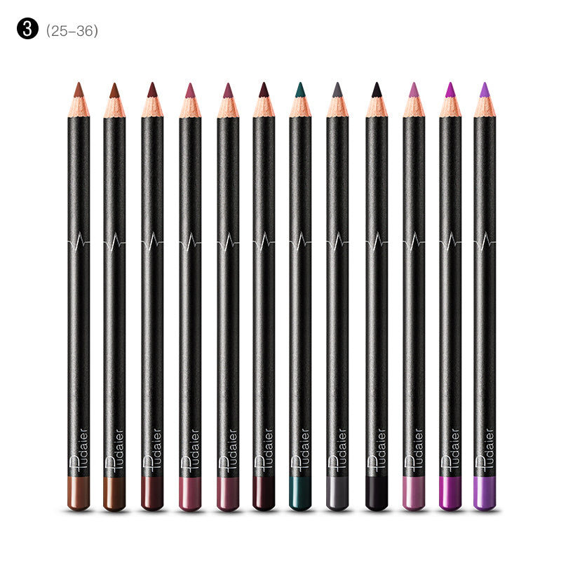 Lip Liner Pencil 12PCs Set