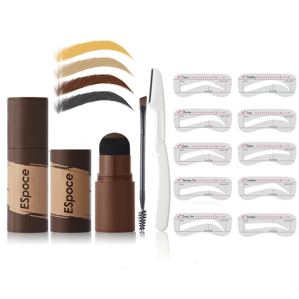 Natural Eyebrow Powder Stamp Kit | ESPOCE®