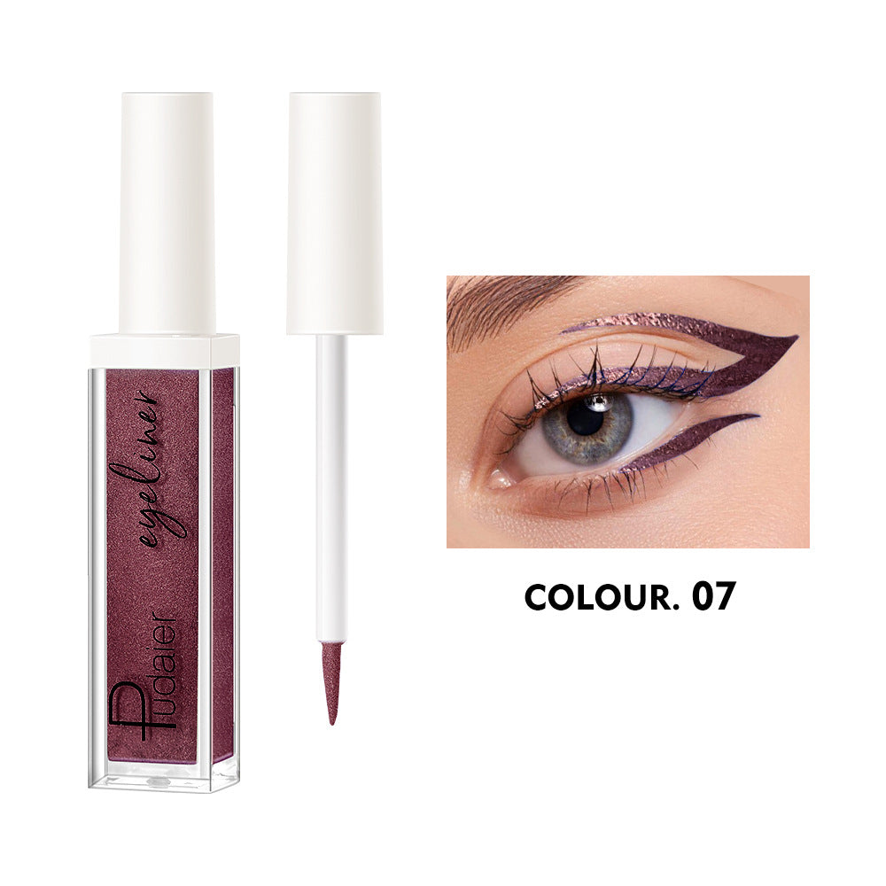 Metallic Lqiuid Matte Eyeliner 12 Shades – Pudaier Cosmetics
